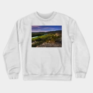 Big Bend Sky and River Crewneck Sweatshirt